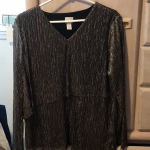 Bronze blouse